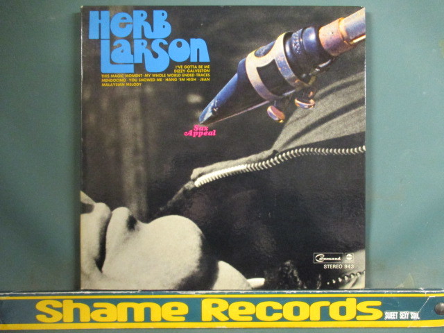 Herb Larson ： Sax Appeal LP // 「Hang 'Em High」 / David Ruffinカバー!「My Whole World Ended」/ 5点で送料無料_画像1