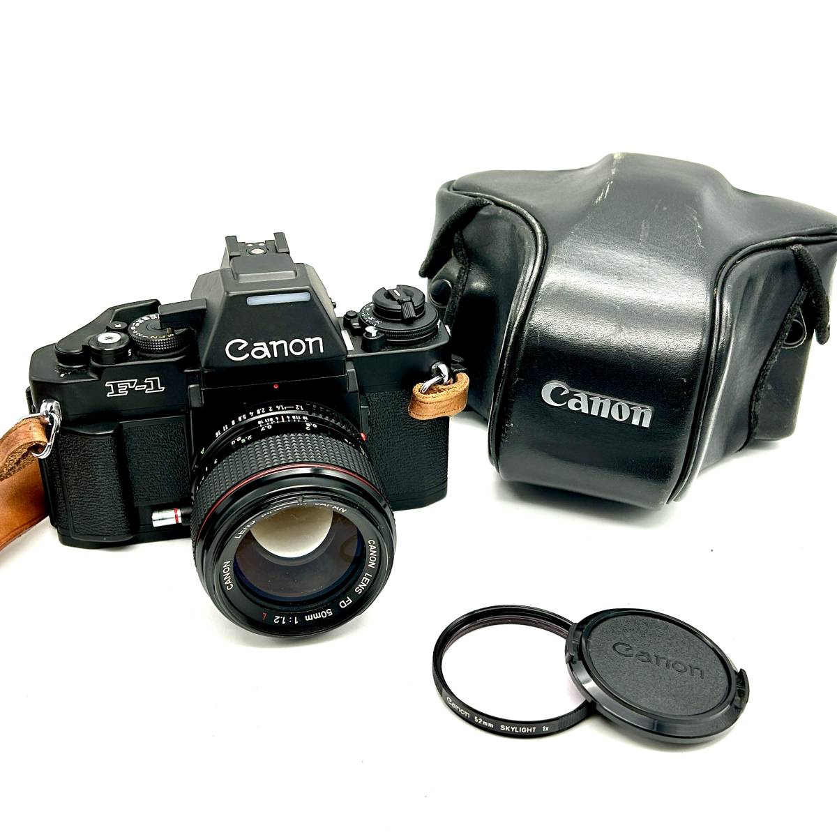 TY0940■【シャッターOK】Canon F-1 キャノン F1 CAMERA カメラ フィルムカメラ 一眼 レンズ 1:1.2 L 50mm ※レンズフィルター付き_画像1