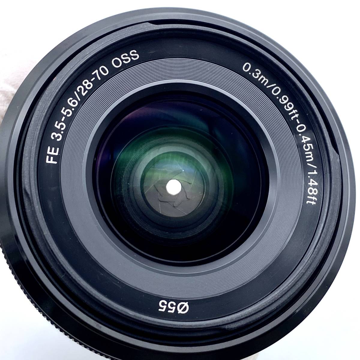 HY1295■【動作未確認】SONY ソニー カメラ レンズ FE 3.5-5.6 / 28-70 OSS 0.3m / 0.99ft-0.45m / 1.48ft BLACK ブラック_画像6
