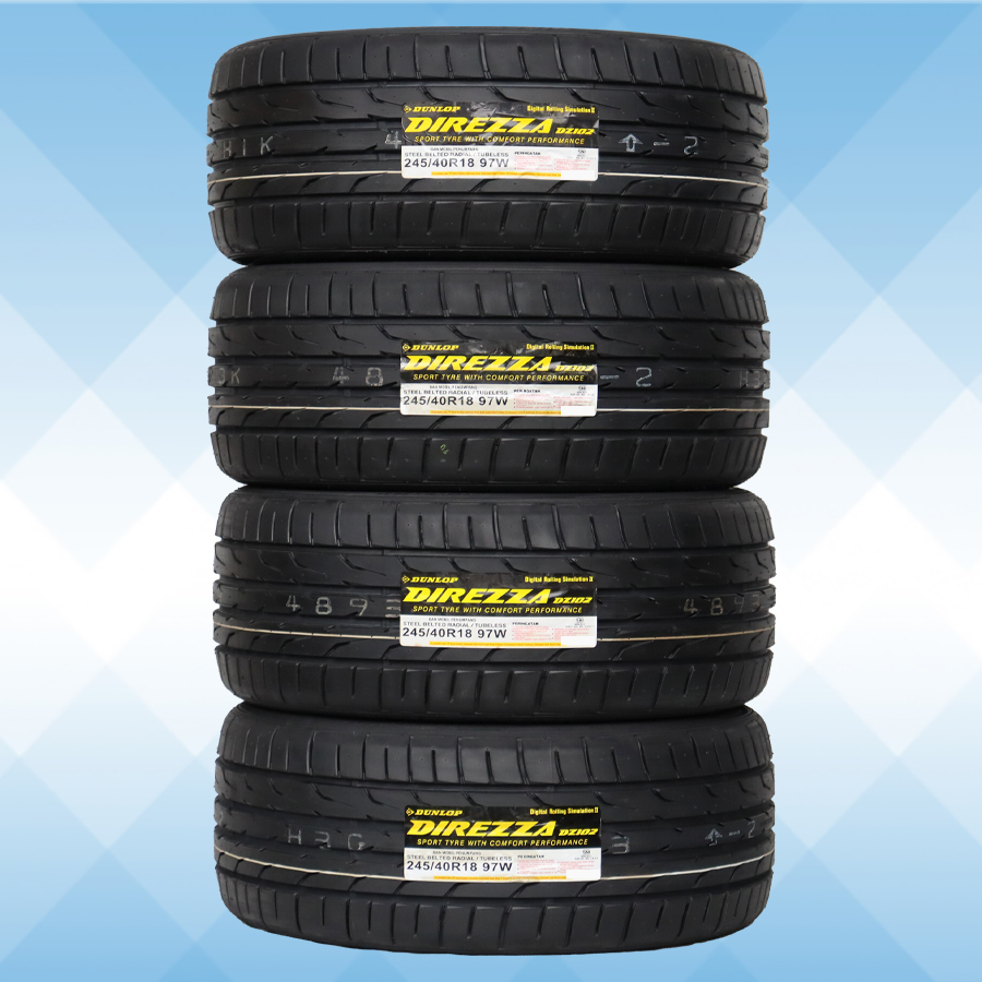 245/40R18 97W XL DUNLOP ダンロップ ディレッツァ DIREZZA DZ102 23年製 送料無料 4本税込 \53,200より 2_画像1