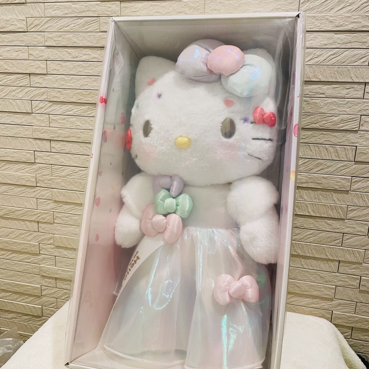 新品未使用】サンリオ ハローキティ 50周年 キティ ぬいぐるみ 2 新品未使用】サンリオ ハローキティ 50周年 キティ ぬいぐるみ 2