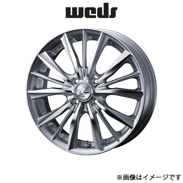ウェッズ レオニス VX アルミホイール 1本 N-BOX/N-BOX+/N-BOX SLASH JF1/JF2 16インチ ハイパーシルバー 0033244 WEDS LEONIS VX
