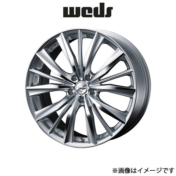 ウェッズ レオニス VX アルミホイール 1本 ウィッシュ 10系 18インチ ハイパーシルバーミラーカット 0033270 WEDS LEONIS VX_画像1