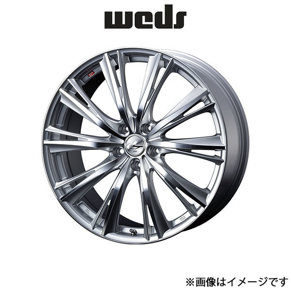 ウェッズ レオニス WX アルミホイール 1本 CX-8 KG2P 17インチ ハイパーシルバーミラーカット 0033889 WEDS LEONIS WX