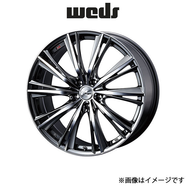 ウェッズ レオニス WX アルミホイール 1本 ハリアー 60系 19インチ ブラックメタルコートミラーカット 0033912 WEDS LEONIS WX