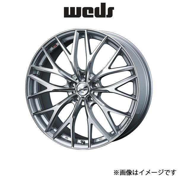 ウェッズ レオニス MX アルミホイール 1本 インプレッサWRX STI GRF/GVF 18インチ ハイパーシルバーIII 0037440 WEDS LEONIS MX_画像1