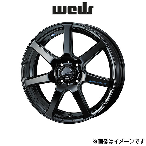 ウェッズ レオニス ナヴィア07 アルミホイール 1本 ソリオ MA26S/MA36S/MA46S 15インチ プレミアムブラック 0039554 WEDS LEONIS NAVIA 07_画像1