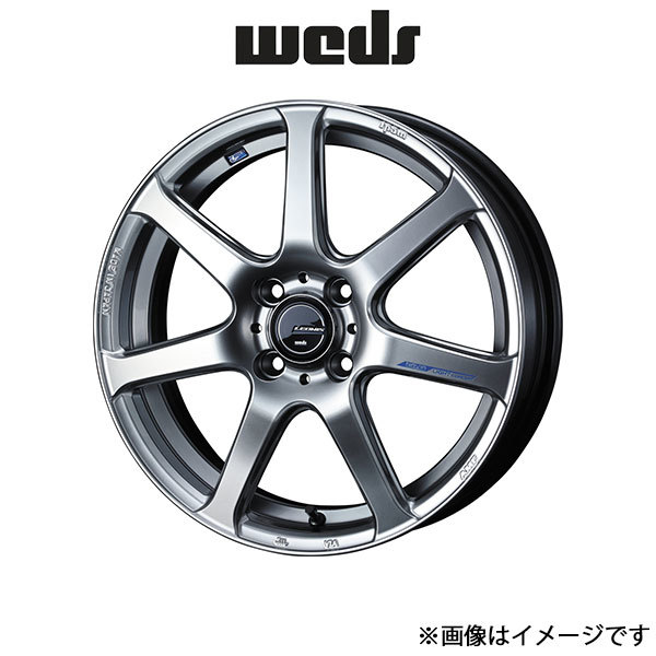ウェッズ レオニス ナヴィア07 アルミホイール 1本 eKスペース B3#A 15インチ ハイパーシルバーブラック 0039555 WEDS LEONIS NAVIA 07