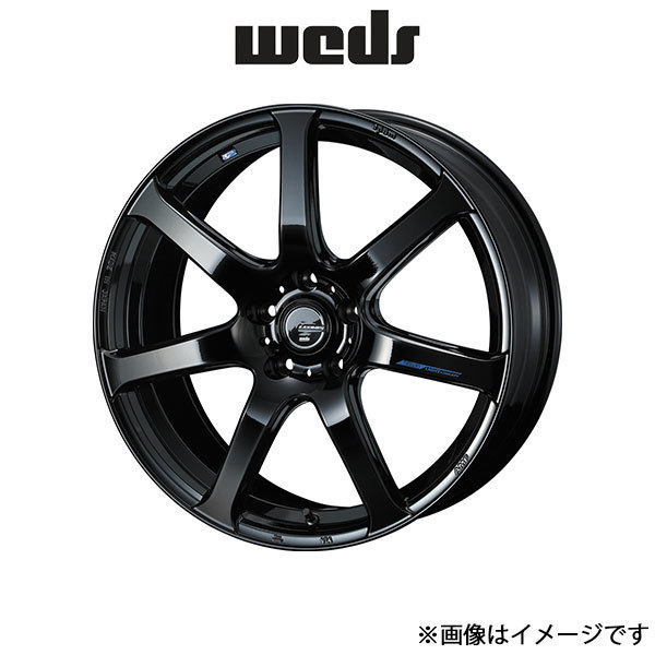 ウェッズ レオニス ナヴィア07 アルミホイール 1本 オデッセイ RB3/RB4 17インチ プレミアムブラック 0039572 WEDS LEONIS NAVIA 07_画像1