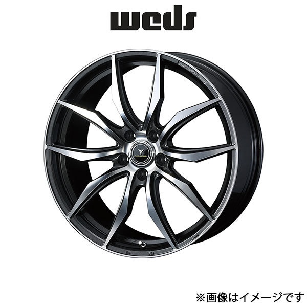 ウェッズ ノヴァリス ビオンド VF アルミホイール 1本 ティアナ J32 18インチ グロスガンメタ/ポリッシュ 0040073 WEDS NOVARIS BEONDE VF_画像1