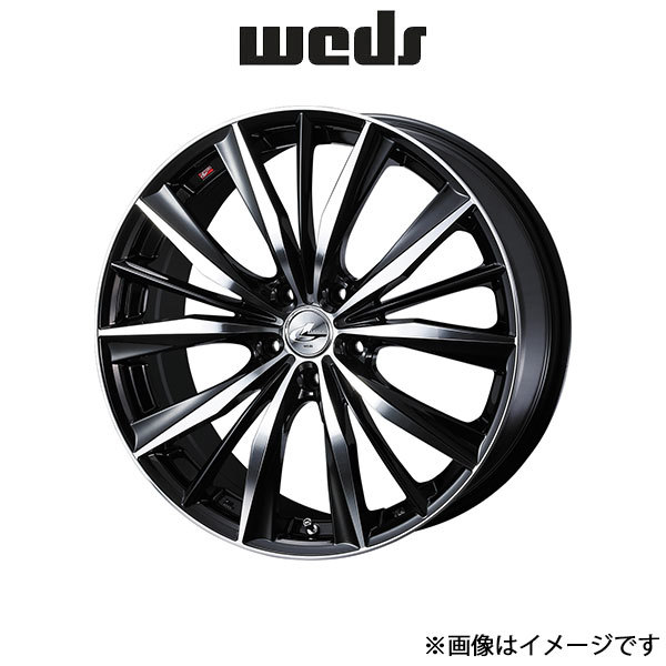 ウェッズ レオニス VX アルミホイール 4本 ステップワゴン RP6/RP7/RP8 18インチ ブラックミラーカット 0033274 WEDS LEONIS VX_画像1