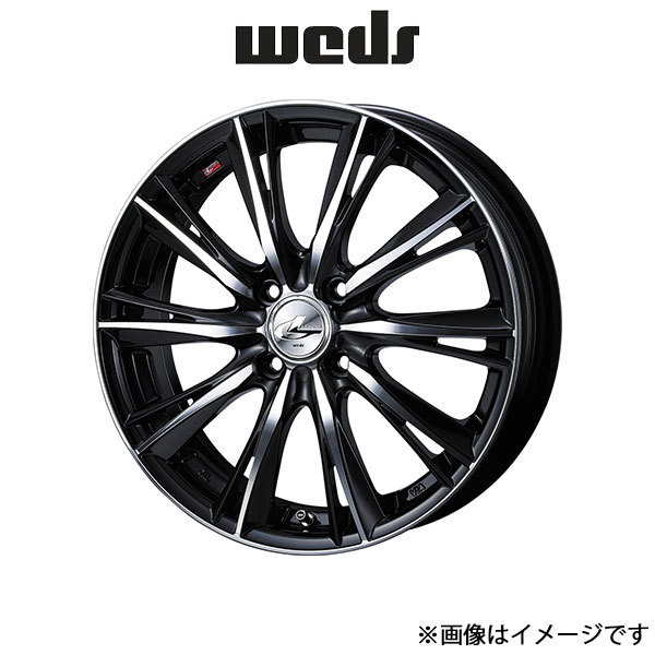 ウェッズ レオニス WX アルミホイール 4本 タント LA650系 16インチ ブラックミラーカット 0033870 WEDS LEONIS WX