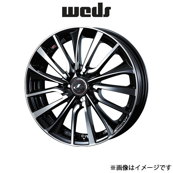 ウェッズ レオニス VT アルミホイール 4本 マーチ K12 16インチ パールブラックミラーカット 0036338 WEDS LEONIS VT