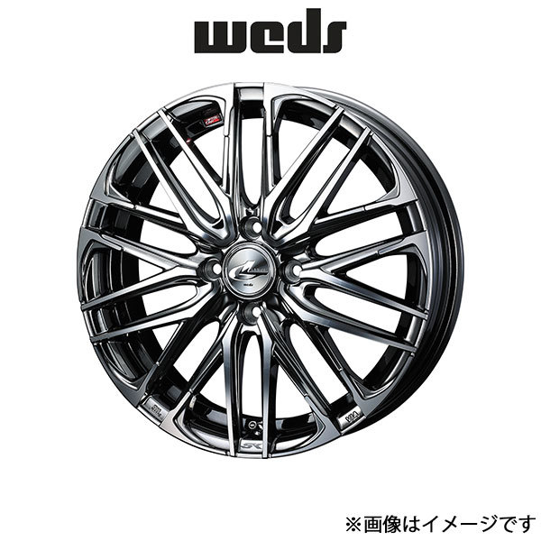 ウェッズ レオニス SK アルミホイール 4本 ピクシスエポック LA300系 16インチ ブラックメタルコートミラーカット 0038303 WEDS LEONIS SK