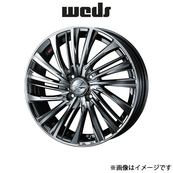 ウェッズ レオニス FS アルミホイール 4本 ウェイク LA700系 14インチ ブラックメタルコート/ミラーカット 0039952 WEDS LEONIS FS_画像1