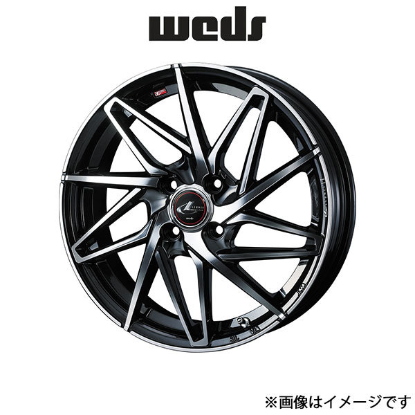 ウェッズ レオニス IT アルミホイール 4本 ソリオ MA15S 16インチ パールブラック/ミラーカット 0040570 WEDS LEONIS IT