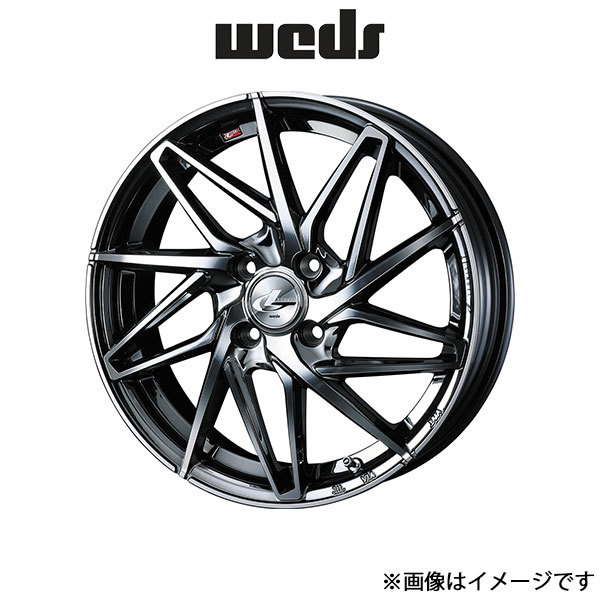 ウェッズ レオニス IT アルミホイール 4本 ハスラー MR52S/MR92S 16インチ ブラックメタルコート/ミラーカット 0040572 WEDS LEONIS IT