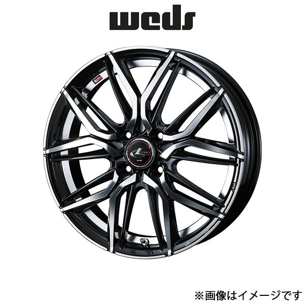 ウェッズ レオニス LM アルミホイール 4本 デイズ B4#W 16インチ パールブラック/ミラーカット 0040785 WEDS LEONIS LM