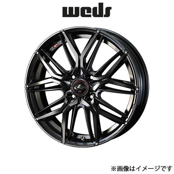 ウェッズ レオニス LM アルミホイール 1本 ソリオ MA15S 15インチ パールブラックミラーカット/チタントップ 0040773 WEDS LEONIS LM