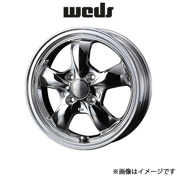 ウェッズ グラフト 5S アルミホイール 1本 ルークス ML21S 15インチ ブライトスパッタリング 0041113 WEDS GYRAFT 5S