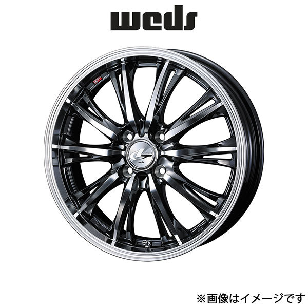 ウェッズ レオニス RT アルミホイール 4本 デイズルークス B21A 16インチ ブラックメタルコート/ミラーカット 0041163 WEDS LEONIS RT_画像1