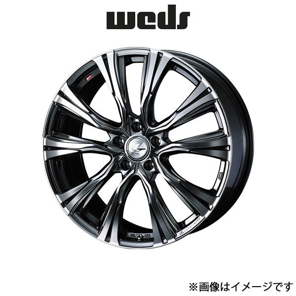 ウェッズ レオニス VR アルミホイール 1本 WRX S4 VBH 19インチ ブラックメタルコート/ミラーカット 0041284 WEDS LEONIS VR_画像1