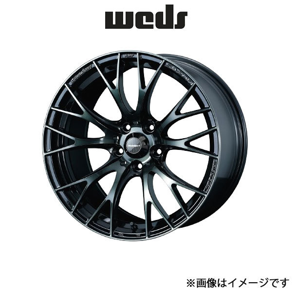 ウェッズ ウェッズスポーツ SA-20R アルミホイール 1本 アクセラ BL系 17インチ ウォースブラッククリアー 0072728 WEDS WedsSport SA-20R_画像1