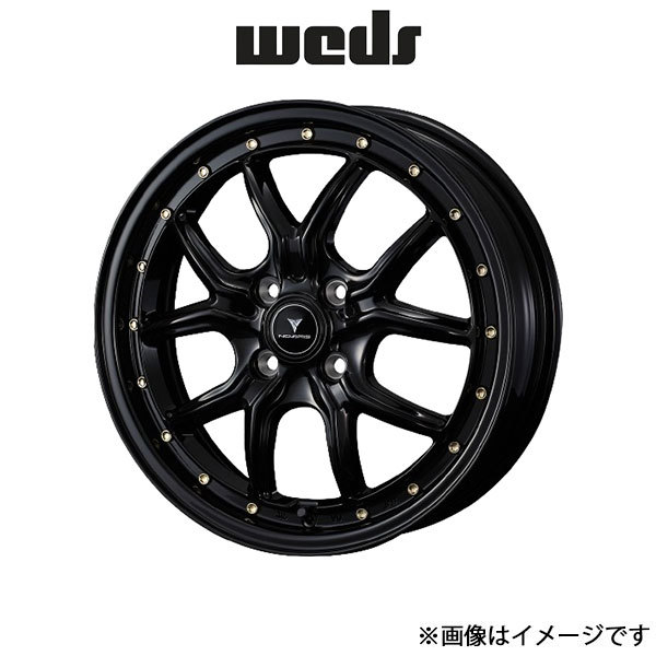 ウェッズ ノヴァリス アセット S1 アルミホイール 4本 ピクシスジョイC LA250系 16インチ ブラック/ゴールド 0041320 WEDS NOVARIS
