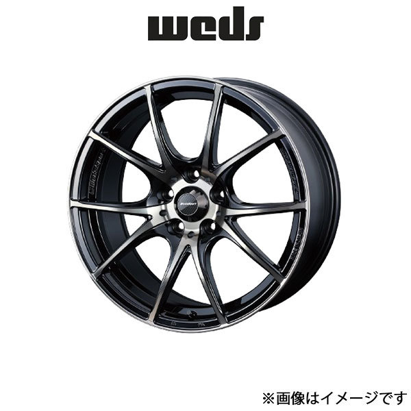 ウェッズ ウェッズスポーツ SA-10R アルミホイール 4本 レヴォーグ VN系 18インチ ゼブラブラックブライト 0072628 WEDS WedsSport SA-10R_画像1