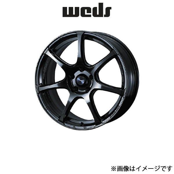 ウェッズ ウェッズスポーツ SA-75R アルミホイール 4本 キューブ Z12 15インチ ハイパーブラッククリアII 0074015 WEDS WedsSport SA-75R_画像1