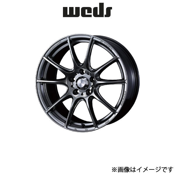 ウェッズ ウェッズスポーツ SA-25R アルミホイール 1本 スカイライン V36クーペ 18インチ プラチナシルバーブラック 0073740 WEDS_画像1