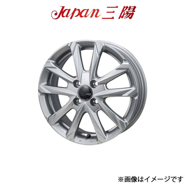 ジャパン三陽 ザック JP-325 アルミホイール 1本 ロッキー A200S/A210S(17×6.0J 4-100 INSET40 ブライトシルバー)Japan三陽 ZACK JP-325_画像1