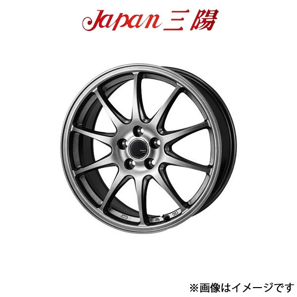 ジャパン三陽 ザック JP-202 アルミホイール 1本 レガシィ B4 BL5/BLE(17×7.0J 5-100 INSET50 ブラックシルバー)Japan三陽 ZACK JP-202_画像1