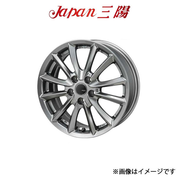 ジャパン三陽 ザック JP-016 アルミホイール 1本 CR-V RM系(17×7.0J 5-114.3 INSET48 チタンブラック)Japan三陽 ZACK JP-016_画像1