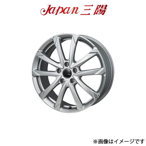 ジャパン三陽 ザック JP-325 アルミホイール 4本 GS 190系(17×7.0J 5-114.3 INSET40 ブライトシルバー)Japan三陽 ZACK JP-325_画像1