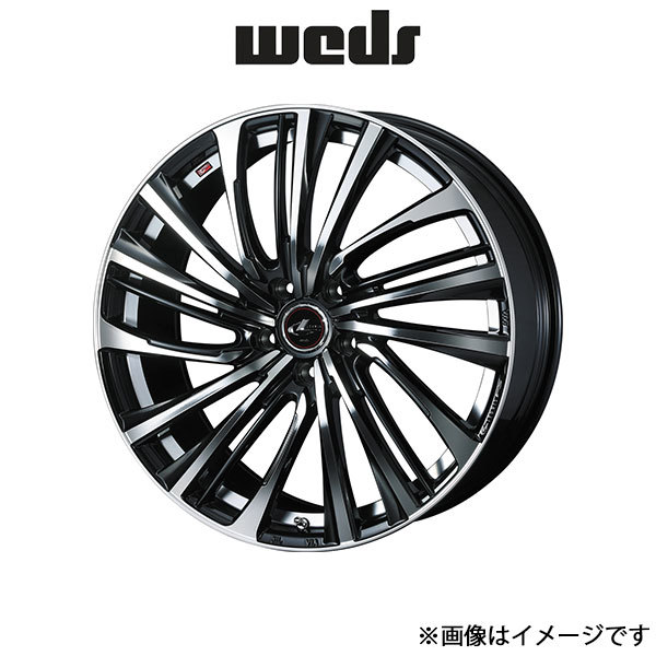 ウェッズ レオニス FS アルミホイール 4本 ステップワゴン RG2/RG4 15インチ パールブラック/ミラーカット 0039961 WEDS LEONIS FS_画像1