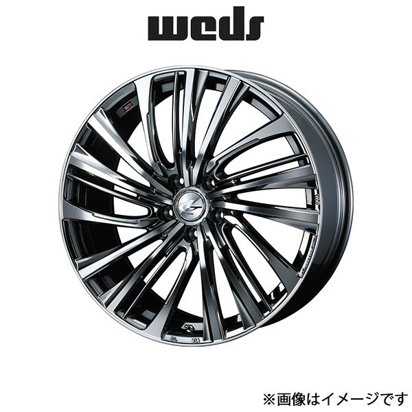 ウェッズ レオニス FS アルミホイール 1本 デリカD:5 CV1W/CV5W 18インチ ブラックメタルコート/ミラーカット 0039991 WEDS LEONIS FS_画像1