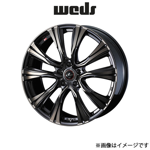 ウェッズ レオニス VR アルミホイール 4本 ステップワゴン RG2/RG4 15インチ パールブラック/チタントップ 0041219 WEDS LEONIS VR_画像1