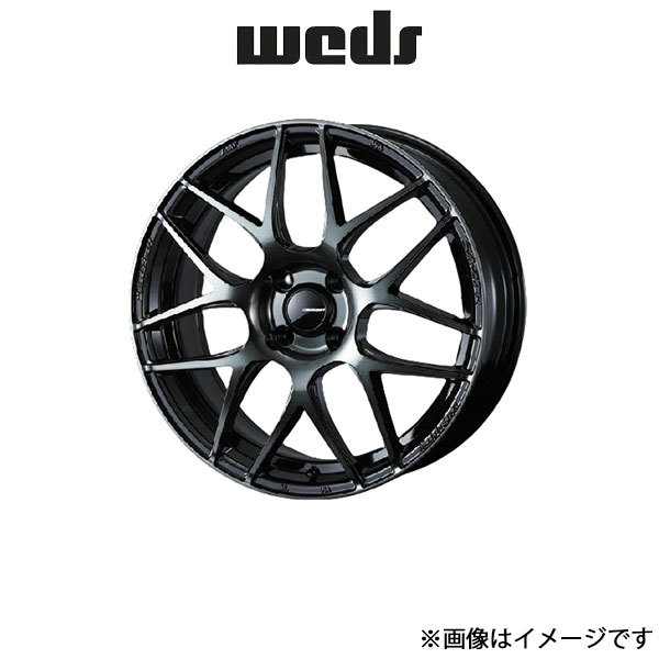 ウェッズ ウェッズスポーツ SA-27R アルミホイール 4本 シャトル GK8/GK9/GP7/GP8 15インチ ウォースブラック 0074159 WEDS WedsSport_画像1