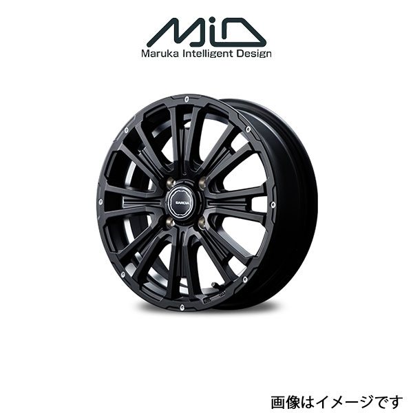 MID ガルシア SSリボルバーKC アルミホイール 1本 MAX L900(14×4.5J 4-100 INSET45 アンダーカットDC)GARCIA SS REVOLVER KC_画像1