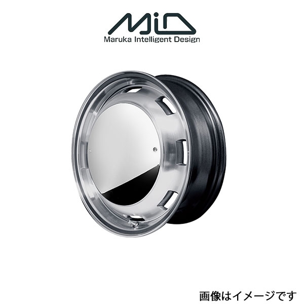 MID ガルシア シスコムーン アルミホイール 1本 ムーブ LA150S/LA160S(15×4.5J 4-100 INSET45 メタリックグレーポリッシュ)GARCIA_画像1