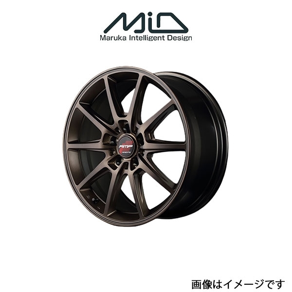 MID RMPレーシング R25 アルミホイール 1本 ハリアー 60系(18×8J 5-114.3 INSET45 クラシカルブロンズ)RMP RACING R25