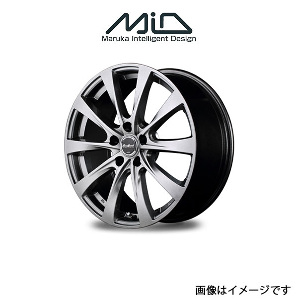 MID ユーロスピード F10 アルミホイール 1本 ハリアー 30系(18×7.5J 5-114.3 INSET38 メタリックグレー)EUROSPEED F10_画像1