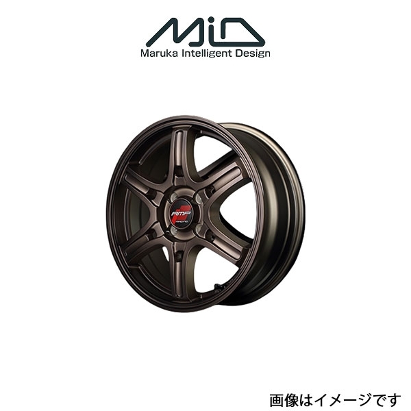 MID RMPレーシング R60 アルミホイール 1本 カローラフィールダー 140系(16×6J 4-100 INSET43 クラシカルブロンズ)RMP RACING R60_画像1