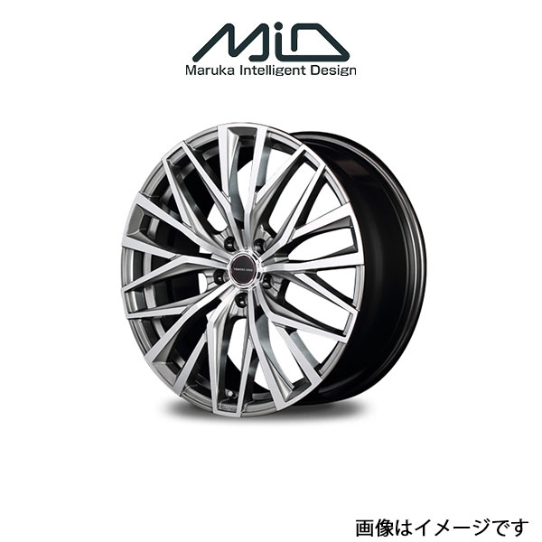 MID ヴァーテックワン アルバトロス アルミホイール 1本 プリウス 50系(17×7J 5-100 INSET48 シルバーポリッシュ)VERTEC ONE ALBATROSS