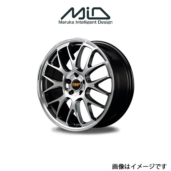 MID RMP 820F アルミホイール 1本 リーフ NISMO ZE1(18×8J 5-114.3 INSET42 ハイパーメタルコート/ミラーカット)_画像1