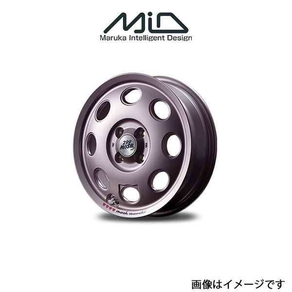 MID 299モッシュ マネキ アルミホイール 1本 フレアクロスオーバー MR52S/MR92S(14×4.5J 4-100 INSET45 Momo)299MOSH MANEKI_画像1