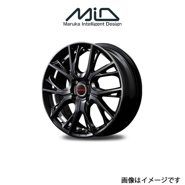 MID ヴァーテックワン グレイブ アルミホイール 4本 パレット MK21S(14×4.5J 4-100 INSET45 ダイヤモンドブラック)VERTEC ONE GLAIVE_画像1