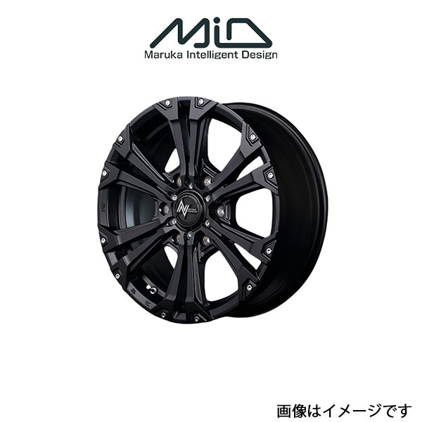 MID ナイトロパワー ジャベリン アルミホイール 4本 ハイエース/レジアスエース 200系(17×6.5J 6-139.7 INSET38 セミグロスブラック)_画像1