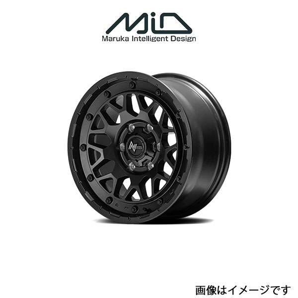 MID ナイトロパワー M29スティンガー アルミホイール 4本 ワゴンR MH23S(14×4.5J 4-100 INSET45 バレルブラック)NITRO POWER M29 STINGER_画像1